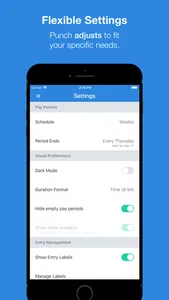 Punch Time Clock Hours Tracker screenshot 5