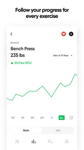 IRON Weight Lifting Tracker screenshot 1