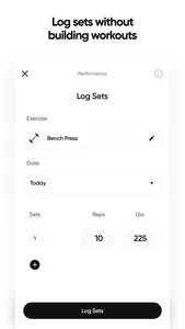 IRON Weight Lifting Tracker screenshot 9