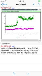 BNL CAD Elog Viewer screenshot 1