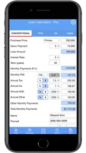 Loan Calc-Pro screenshot 1