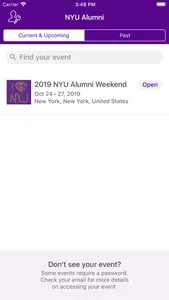 NYU Alumni Weekend screenshot 1