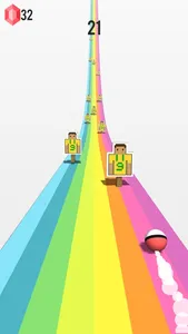 Soccer Road - Color Ball Run screenshot 0