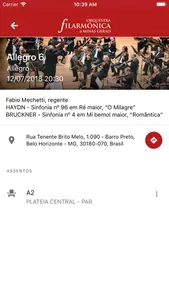 Assinante Filarmônica screenshot 2