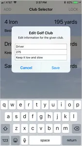 Club Selector screenshot 2