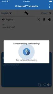 Universal Translator App screenshot 2