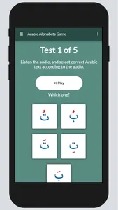 Arabic Alphabets Game screenshot 1