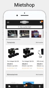 Mietshop WEMME Events screenshot 0
