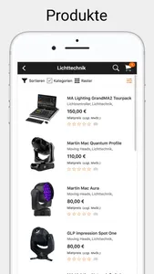 Mietshop WEMME Events screenshot 1