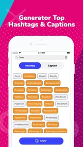 Super Likes Hashtags& Captions screenshot 2