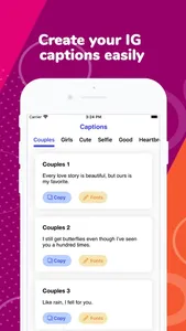 Super Likes Hashtags& Captions screenshot 3