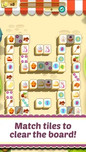 Mahjong Cupcake Bakery Puzzle screenshot 0