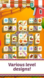 Mahjong Cupcake Bakery Puzzle screenshot 2