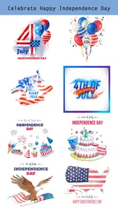 4th of July - Watercolor Pack screenshot 1