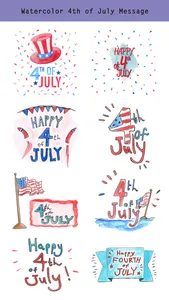 4th of July - Watercolor Pack screenshot 2