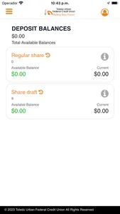 Toledo Urban FCU Mobile screenshot 2