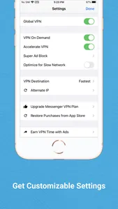 Messenger VPN: Private Chat screenshot 2