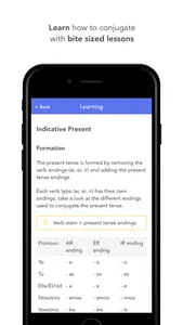 Ella Verbs: Learn Spanish screenshot 2