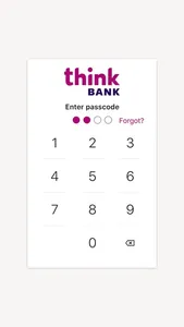 Think Bank - Think Online screenshot 1