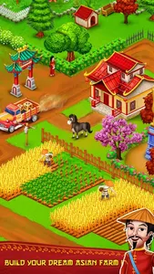 Asian Town Farmer-Offline Farm screenshot 0