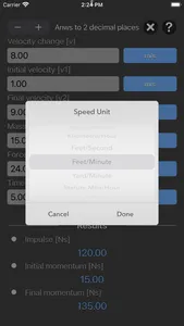 Impulse and Momentum Calc screenshot 5