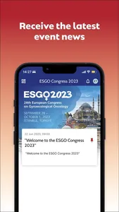 ESGO Gynae Oncology Events screenshot 1