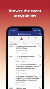 ESGO Gynae Oncology Events screenshot 2