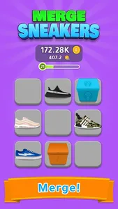 Merge Sneakers - Sneaker Game! screenshot 0