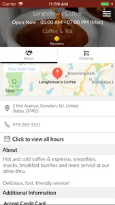 Longfellow's Coffee screenshot 1