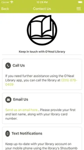 O'Neal Library screenshot 5