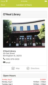 O'Neal Library screenshot 6