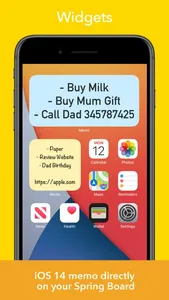 Memo Sticky Notes + Widget screenshot 1