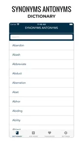 Synonyms Antonyms Dictionary screenshot 0