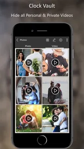 Clock Vault : Photo Video Lock screenshot 2