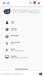 Companyapp Presenter Pro screenshot 0