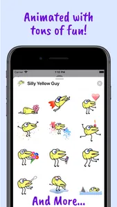 Silly Yellow Guy Stickers screenshot 2