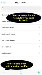 My Italian Vocabulary screenshot 3