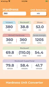 Hardness Unit Converter screenshot 0