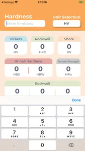 Hardness Unit Converter screenshot 1