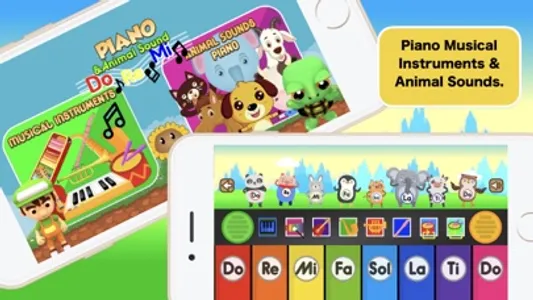 Piano rhymes animal noises screenshot 0