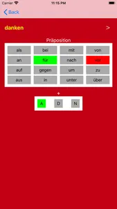 German Verbs Past Prepositions screenshot 4