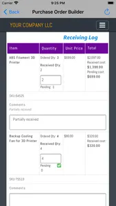 Purchase Order Builder screenshot 9