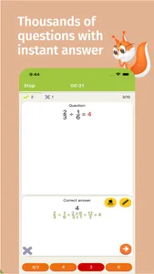 Math Tests - learn mathematics screenshot 2