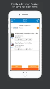 onCore Foodservice screenshot 3