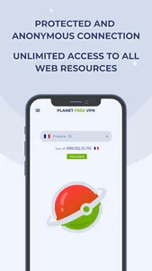 Free VPN Proxy by Planet VPN screenshot 1