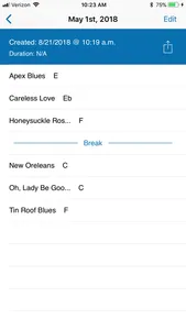 Set List Manager screenshot 1