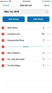 Set List Manager screenshot 2