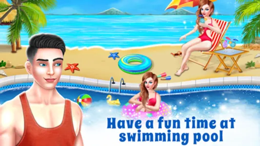 Princess Swimming Pool Party screenshot 1