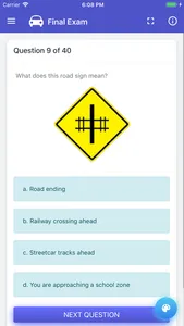 Alberta Driving Test - Class 7 screenshot 9