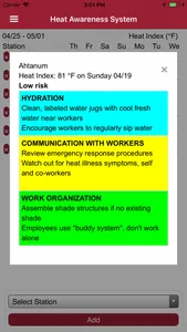 AgWeatherNet Heat Stress screenshot 2